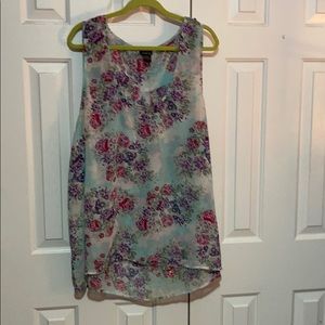 Torrid sheer high-low tank top - size 5